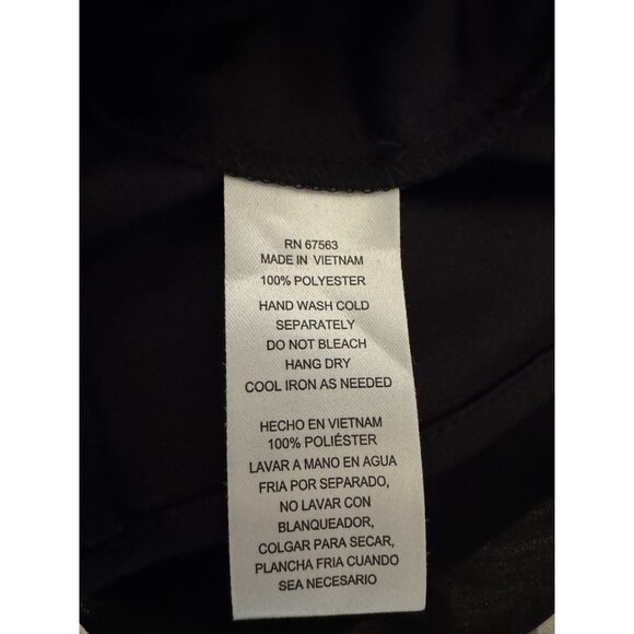 SLNY Party Dress Women’s 14W Black Crystal Ruffled Tier Semi-Formal Flowy NEW - Picture 5 of 9